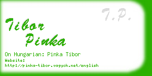 tibor pinka business card